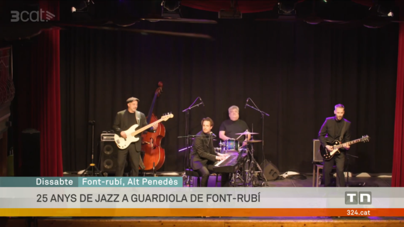 TV3 informa sobre o início do XXV Ciclo de Jazz Cava de Font-rubí