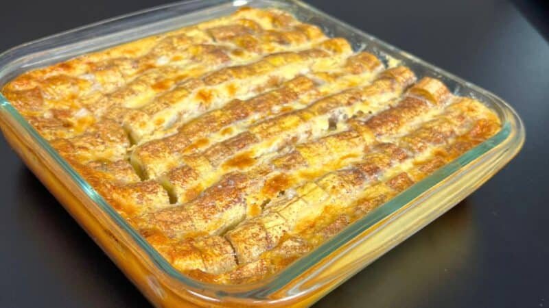 Sobremesa de Banana de Forno: Cremosa, Rápida e Deliciosa