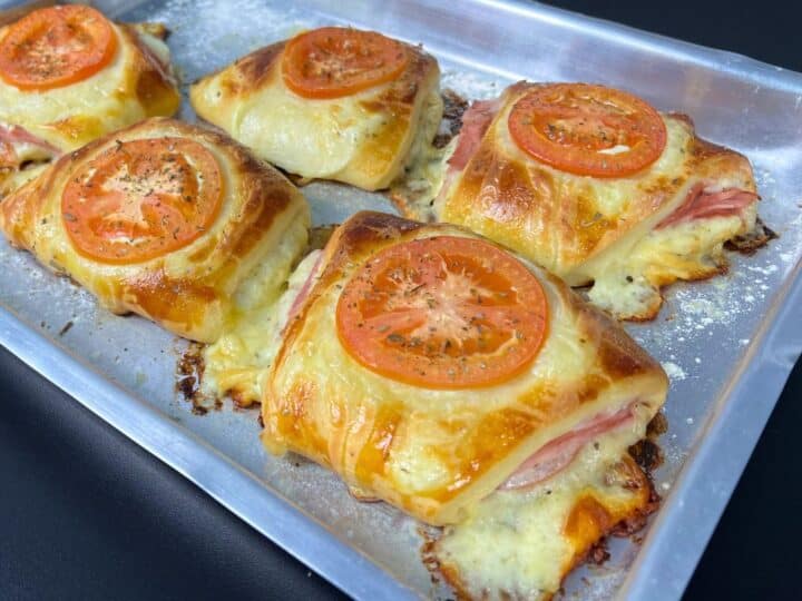 Salgado de Presunto, Queijo e Tomate — Super Macio e Perfeito Para Vender
