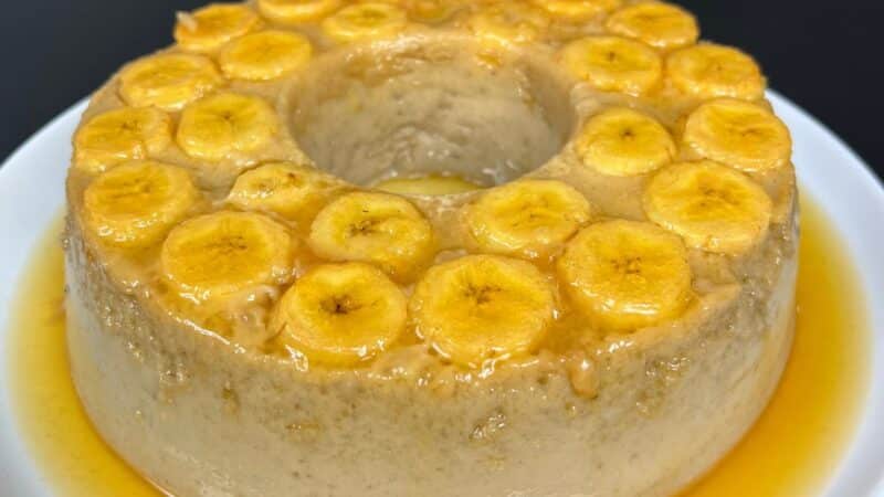 Pudim de Bananas — Sobremesa Rápida, Cremosa e Irresistível